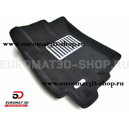 Текстильные 3D коврики Euromat3D Lux в салон для Subaru Tribecca (2005-) № EM3D-004710