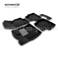 Текстильные 3D коврики Euromat3D Business в салон для Skoda Superb (2015-) № EMC3D-004510