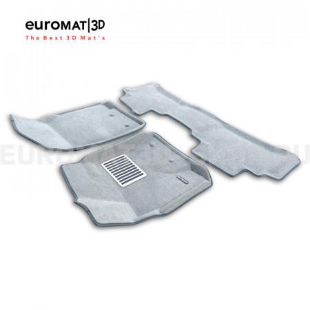 Текстильные 3D коврики Euromat3D Lux в салон для Toyota Land Cruiser 200 (2007-2012) № EM3D-005118S Светло-серые Текстильные 3D коврики Euromat3D Lux в салон для Toyota Land Cruiser 200 (2007-2012) № EM3D-005118S Светло-серые